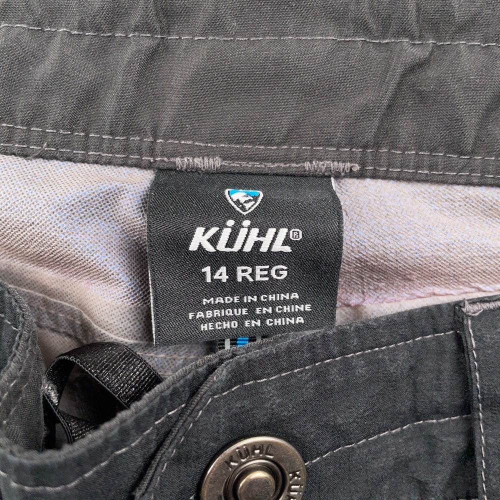 Kuhl Pants Womens 14 Black Jetsream Rain Windbreaker Hiking Camping Outdoor - Picture 8 of 12